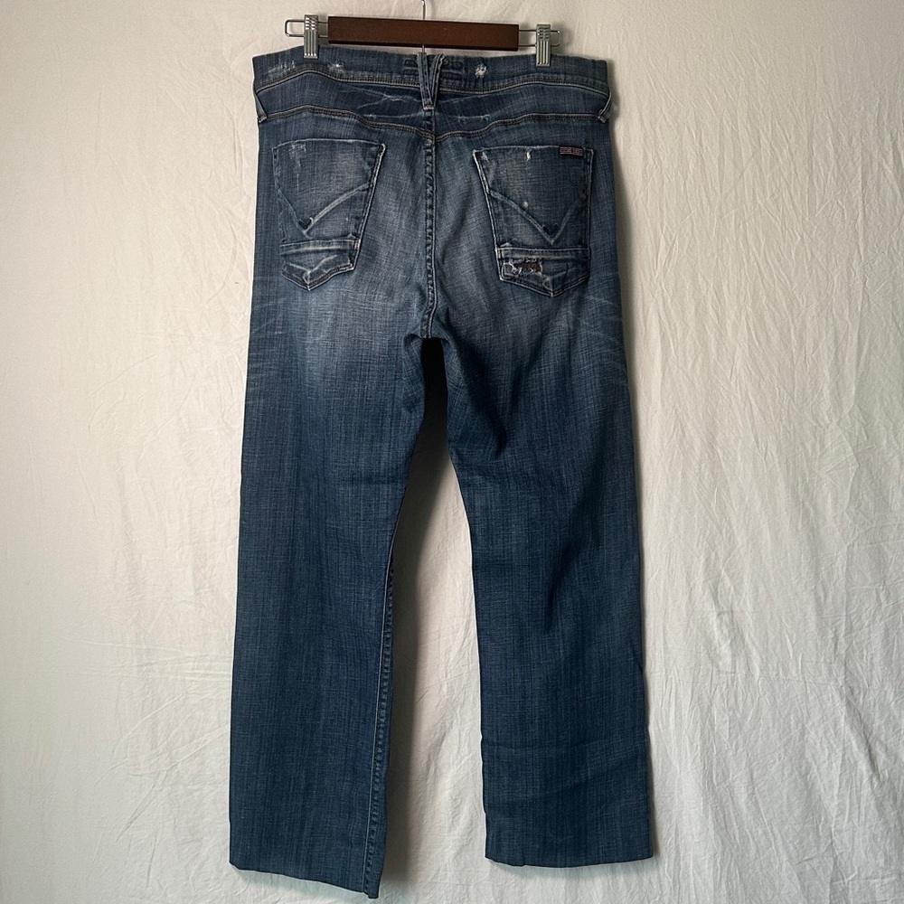 Hudson Jeans Men's Relaxed Fit in Dark Blue - Picture 5 of 10